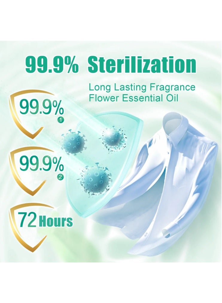 Lisnor All-in-1 Laundry Detergent Pods: 99.9% Sterilization, Deep Decontamination & Flower Essential Oil Fragrance  ,8X Cleaning Power & Color Protection– 30 Liquid Tablets,For Automatic & Manual Machines  ( pack of 2 ) - Image 1